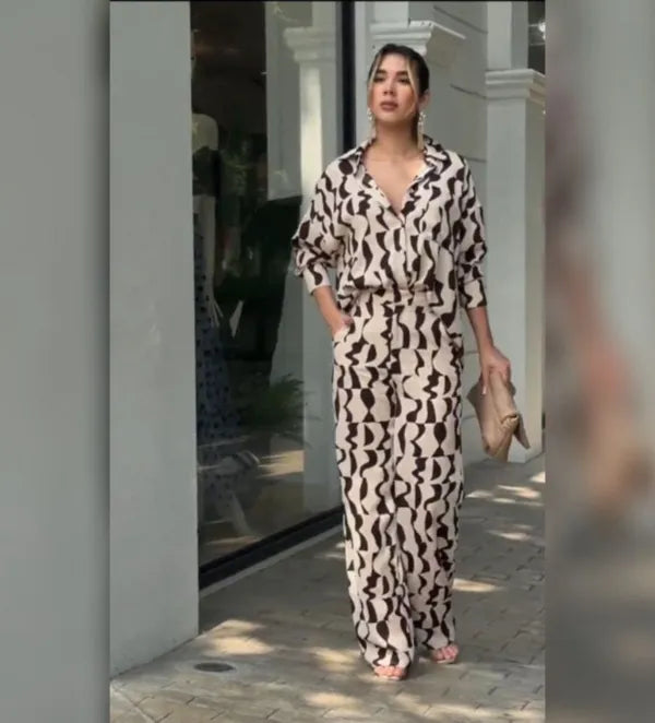 Abstract Print Co-Ord Set