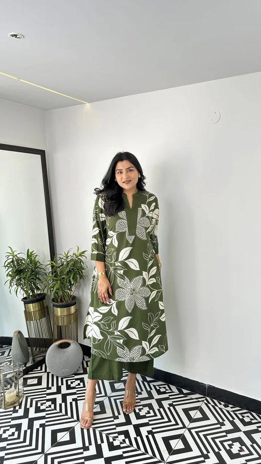Aster Green Kurta Pants