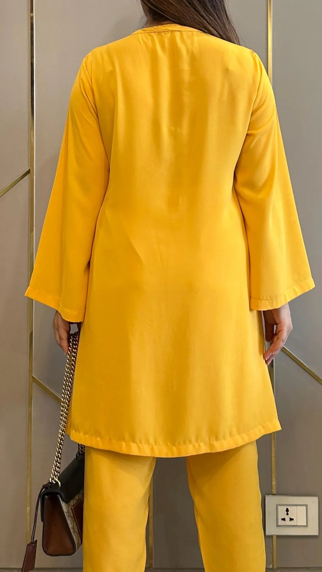 Yellow Zoya Co-ord Set