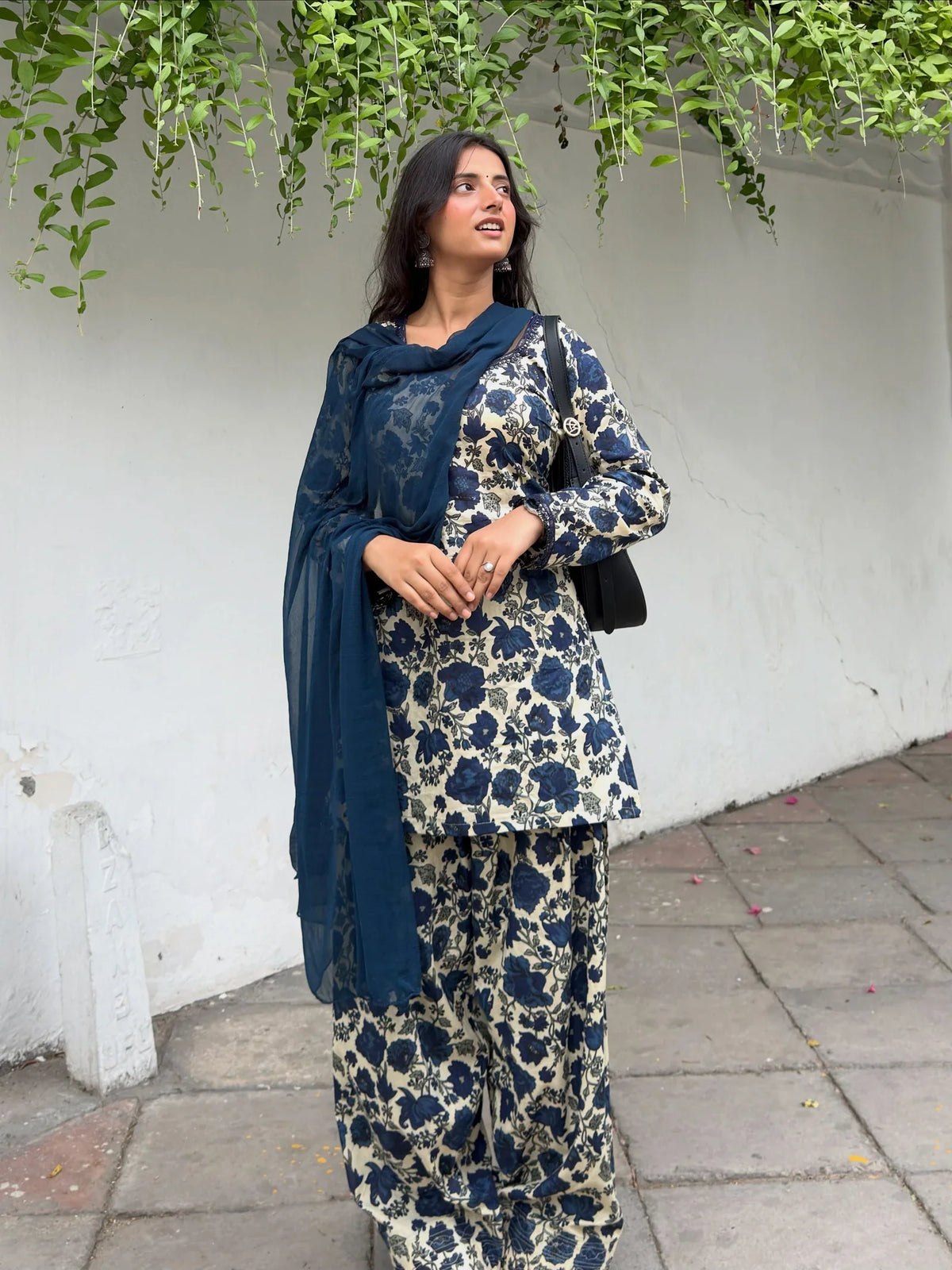 Kiya Midnight Bloom Farshi Suit Set