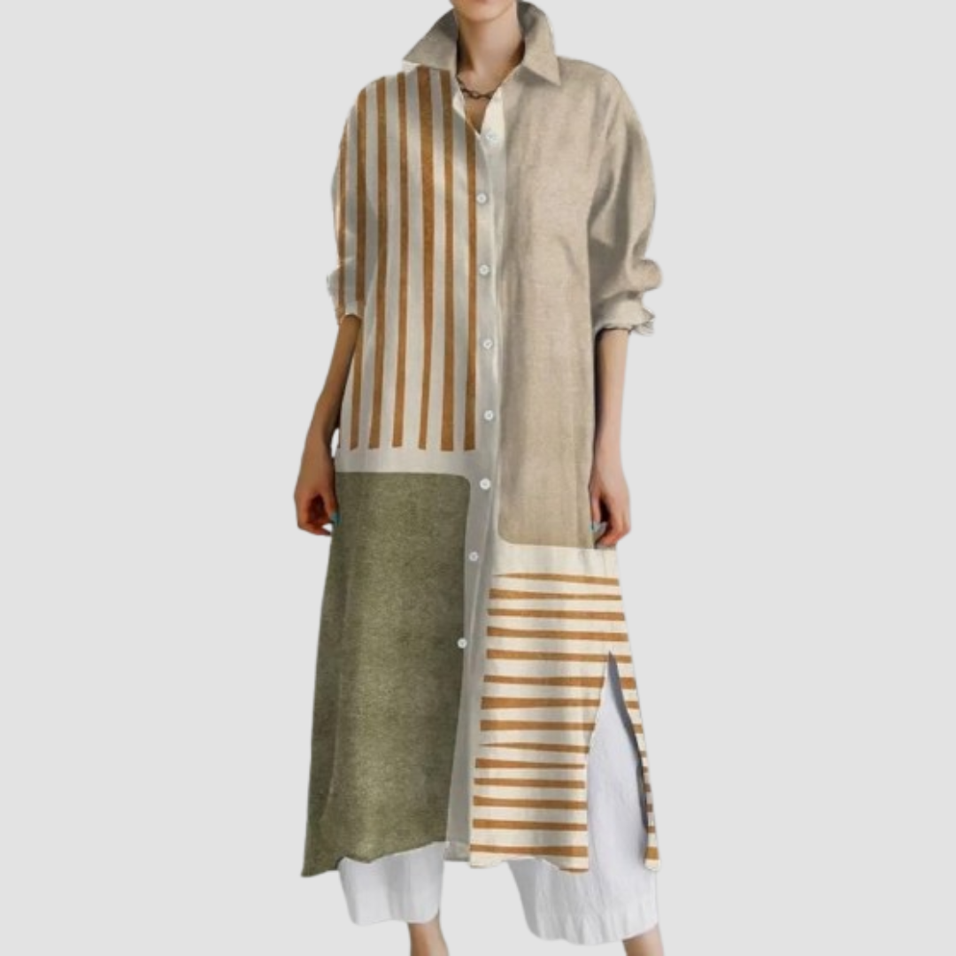 Stripe Shirt Dress