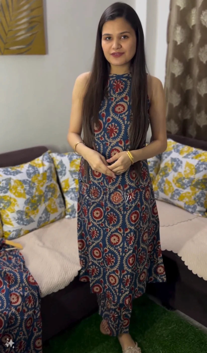 Ajrakh Print Co-Ord Set