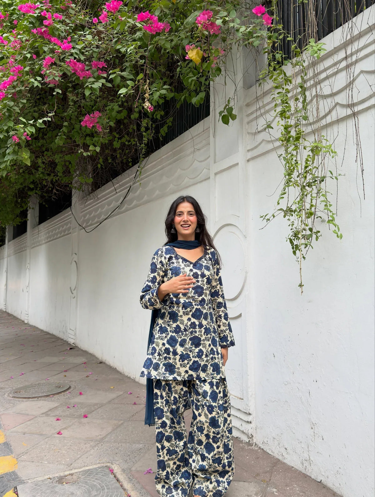 Kiya Midnight Bloom Farshi Suit Set
