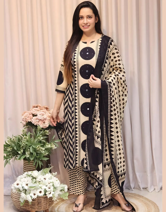 Vedikas Polka Black Kurta Set