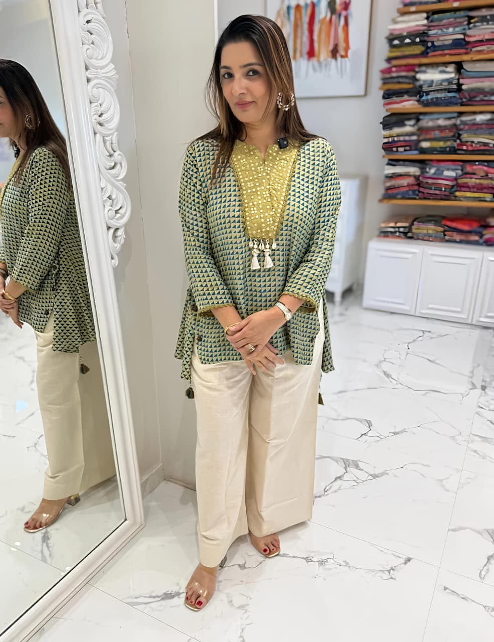 Comfortable and classy Cord set for this Hot Summer
