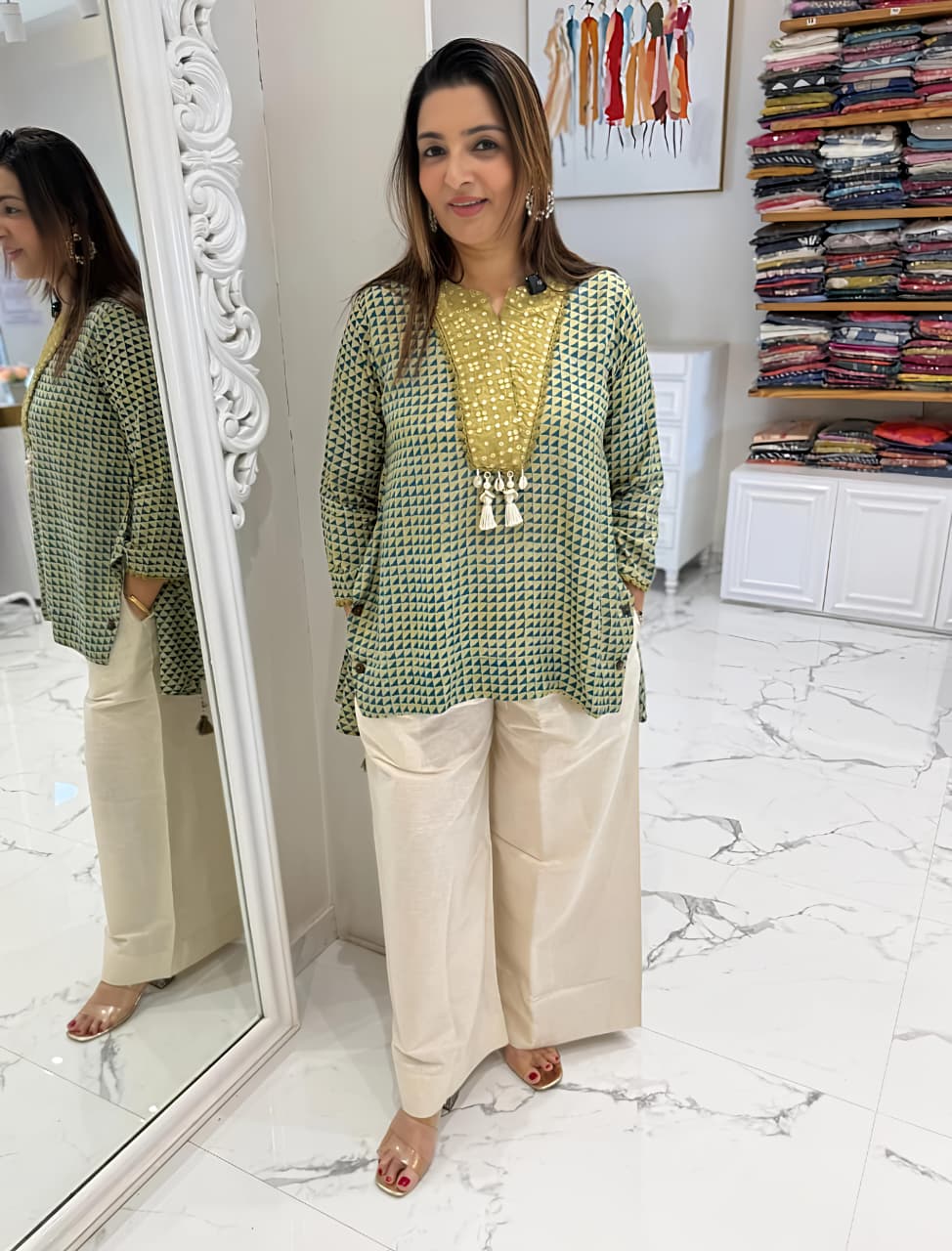 Comfortable and classy Cord set for this Hot Summer