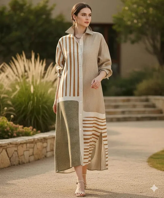 Stripe Shirt Dress